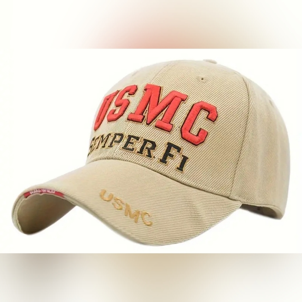 New USMC Marine Corps Baseball Hat.  See all pics choose style/color/message me